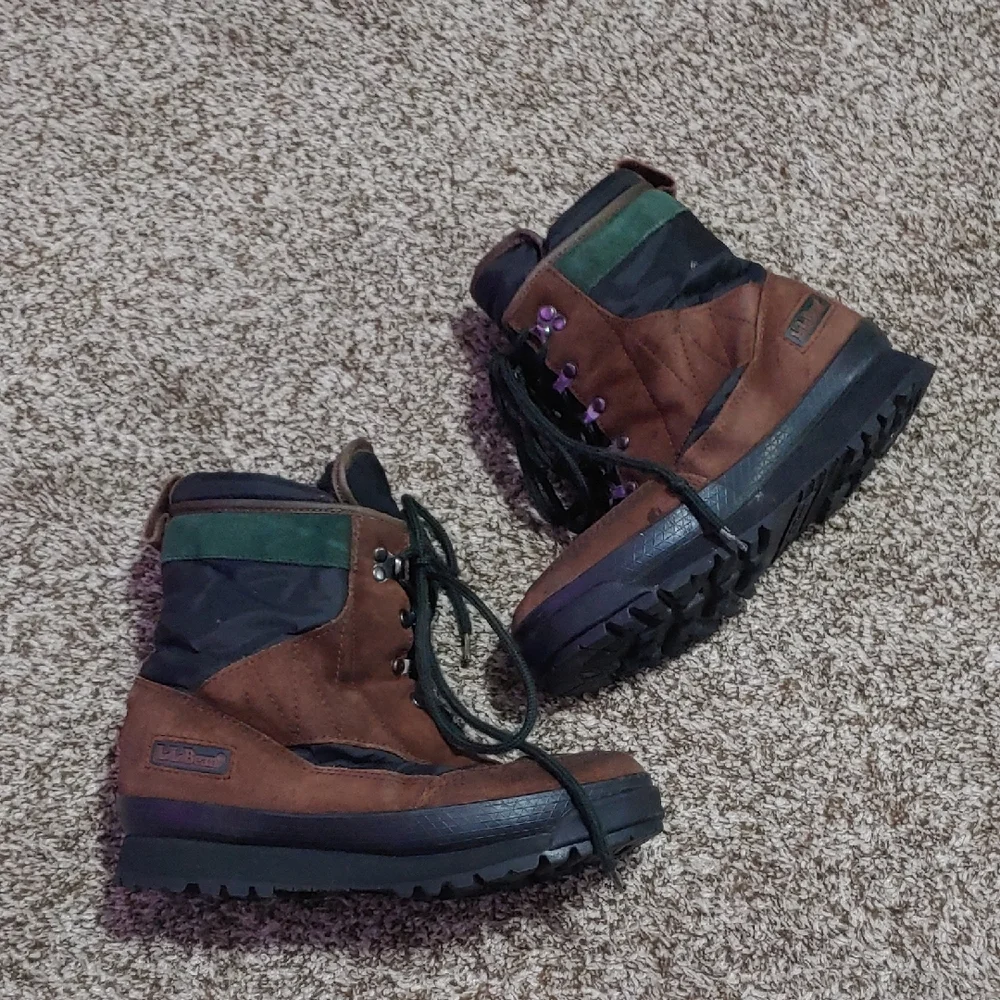 VTG L.L. Bean Kids Hiking Boots Thinsulate Insulation Size 7